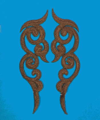 Páros csipke rátét.